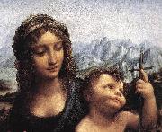 LEONARDO da Vinci Madonna with the Yarnwinder oil